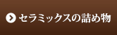 セラミックスの詰め物