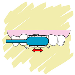 歯ブラシの動かし方